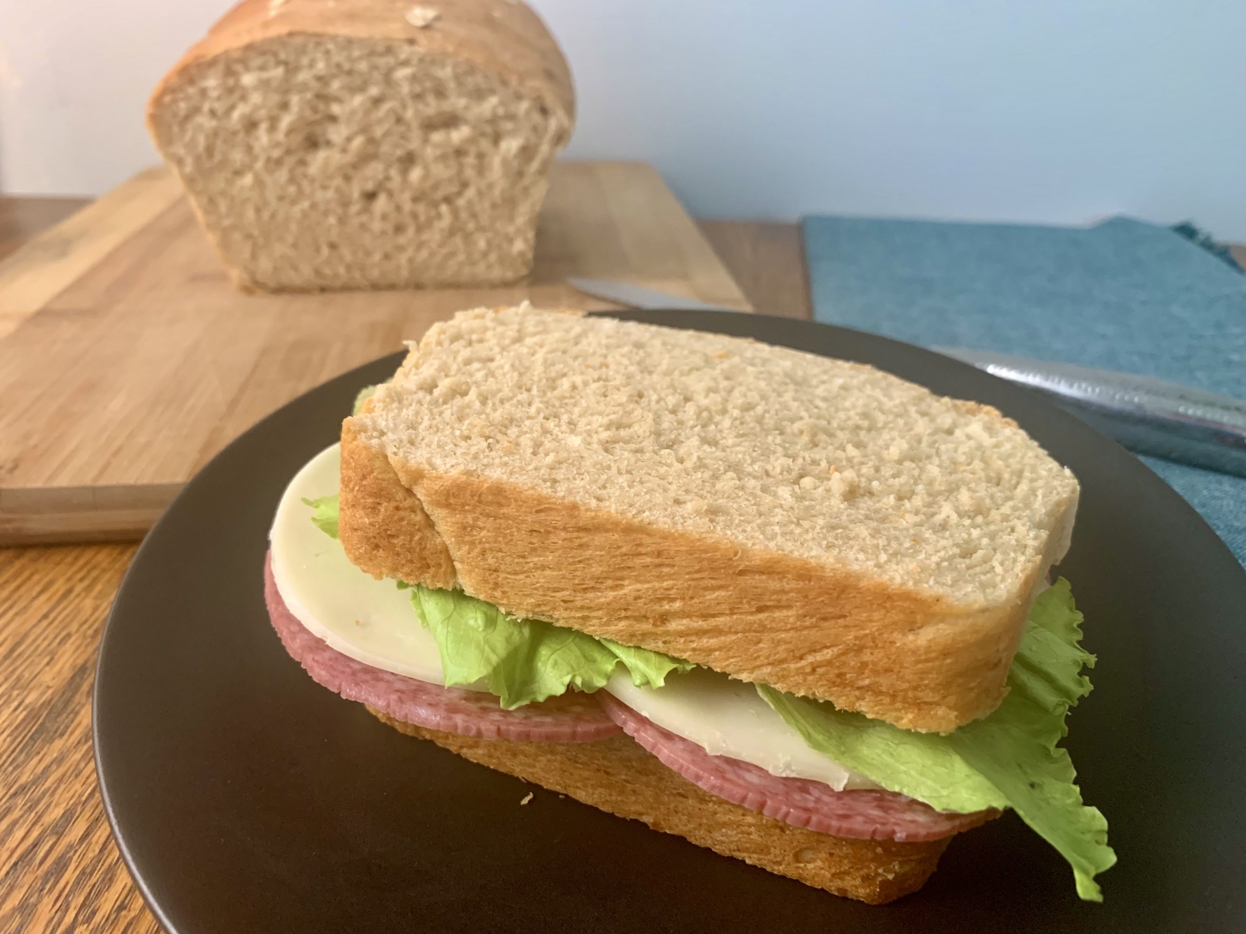 Gluten-Free White-Oat Sandwich Bread
