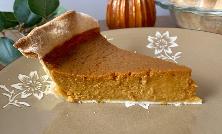 Silky Pumpkin Pie