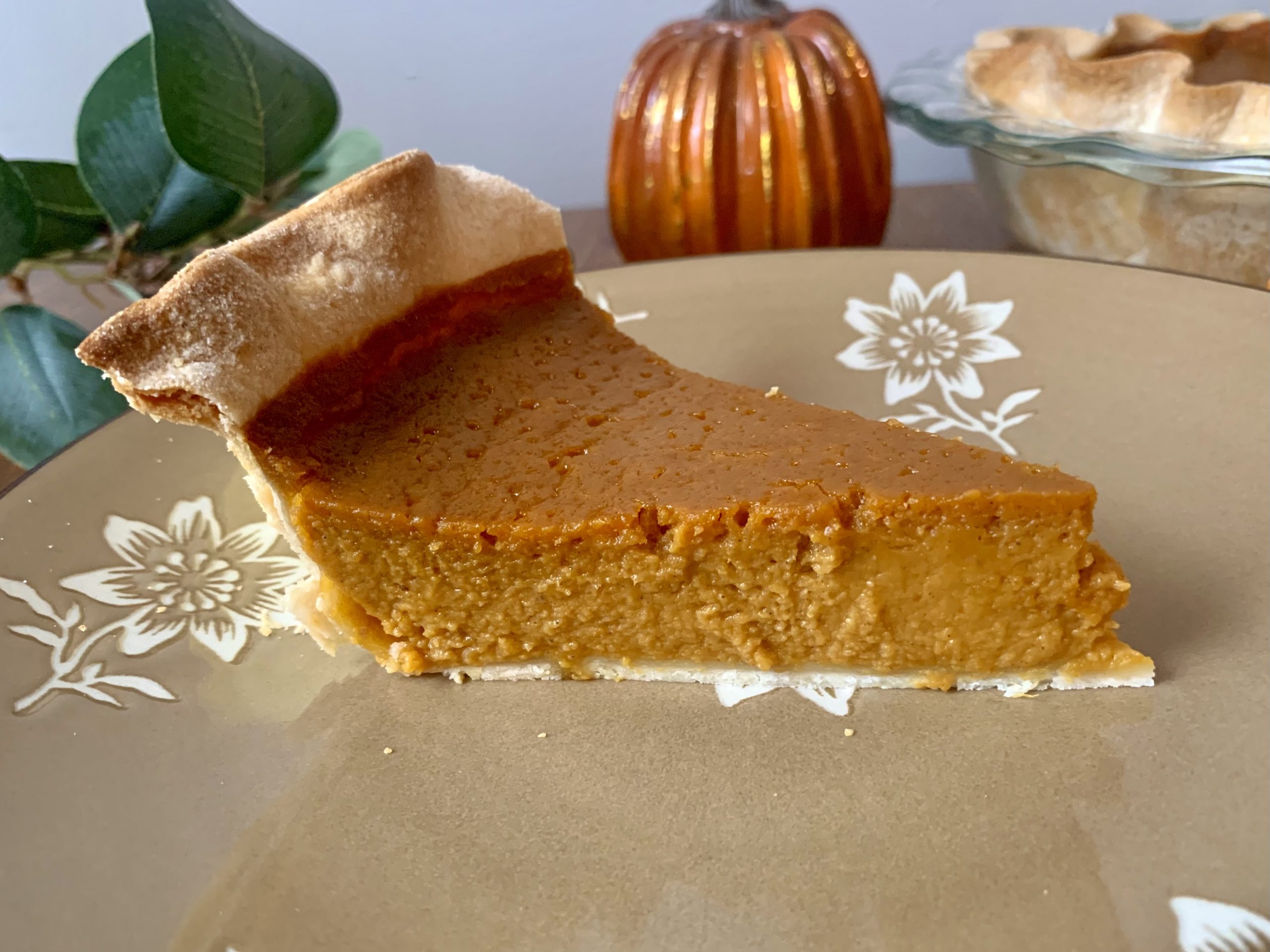 Silky Pumpkin Pie