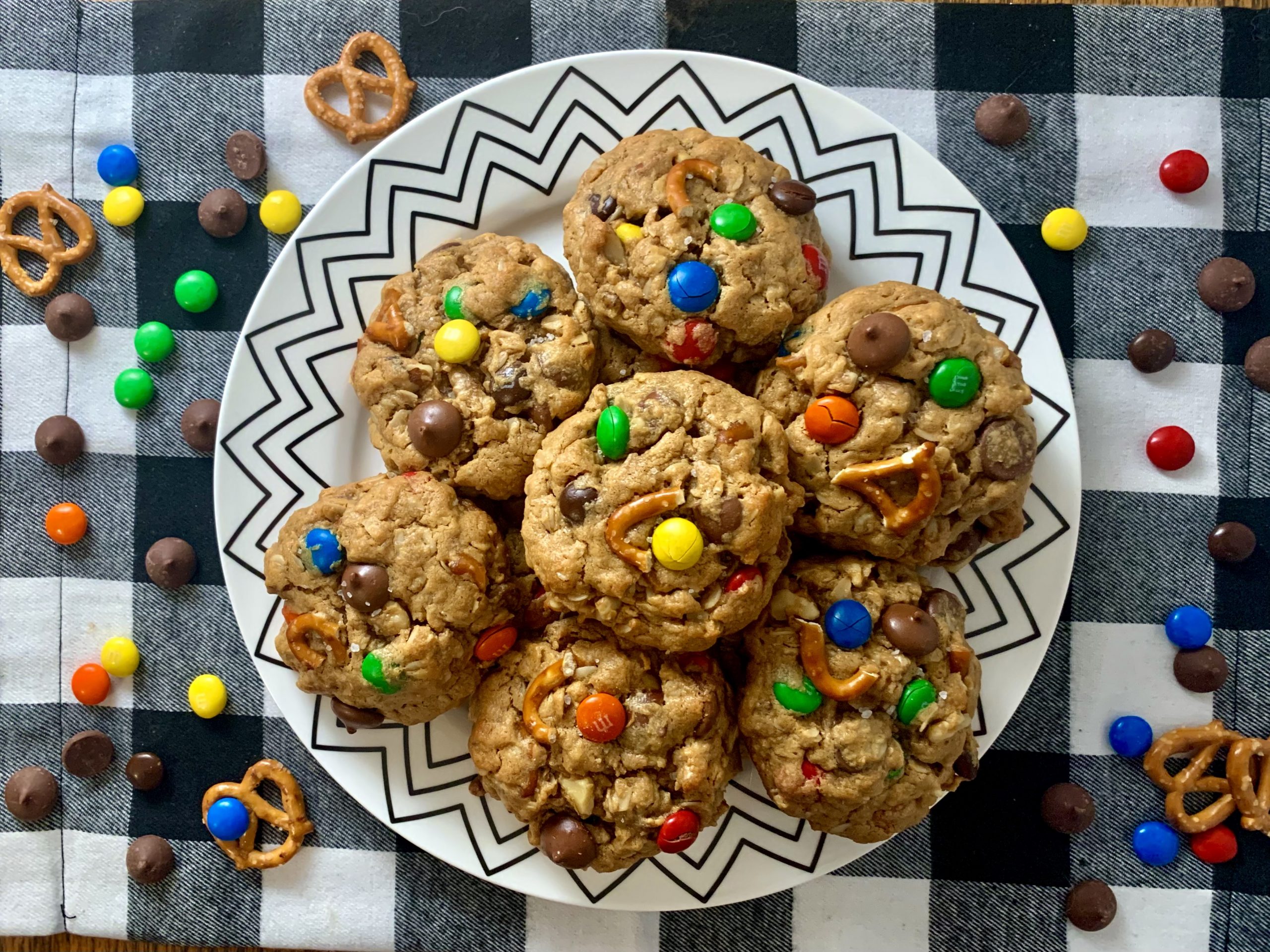 Flourless Monster Cookies