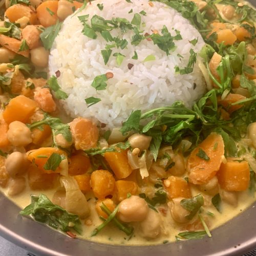 Vegan Summer Chickpea Stew