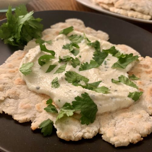 Herbed Flatbread w/ Whipped Lemon Ricotta