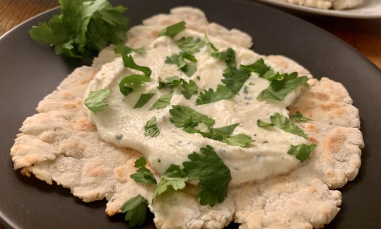 Herbed Flatbread w/ Whipped Lemon Ricotta