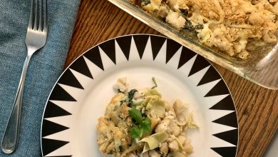 Spinach & Artichoke Baked Pasta