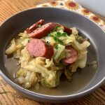 Sweet & Sour Cabbage with Kielbasa