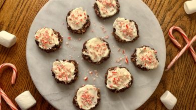 No-Bake Chocolate Peppermint Cookies