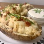 Chicken Bacon Ranch Potatoes (Twice-Baked!)