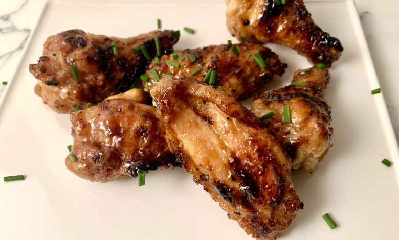 Grilled Hot Honey Wings