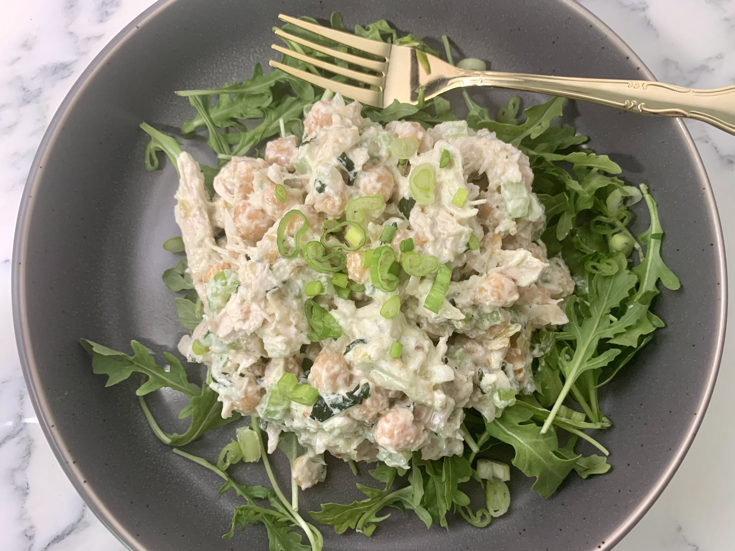 Protein Pesto Chicken Salad