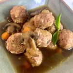 Mini Meatball & Mushroom Soup