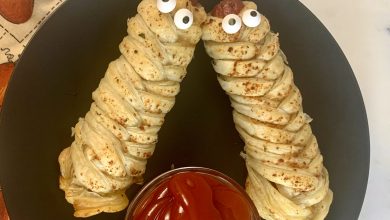 Easy Cheesy Hotdog Mummies